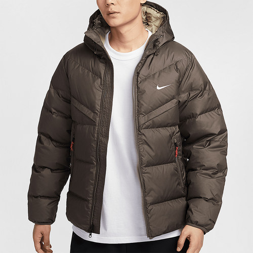 Nike/耐克正品Storm-FIT男士防风拒水连帽羽绒夹克HV8203-004