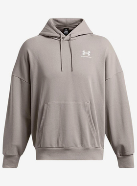 UA/安德玛正品新款男士户外宽松针织连帽卫衣套头衫1388020-294