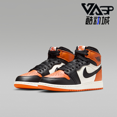 Nike/耐克正品JORDAN GS女子大童经典缓震皮革篮球鞋FD1437-008