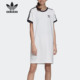 阿迪达斯正品 三叶草TREFOIL DRESS Adidas 大童连衣裙 DV2894