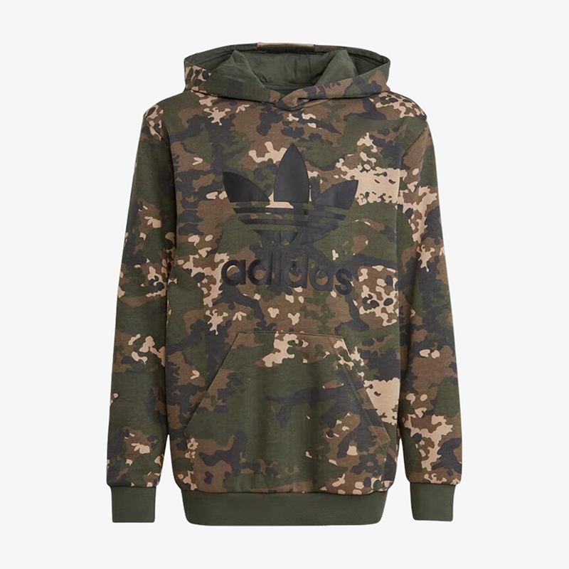 阿迪达斯正品大童针织卫衣