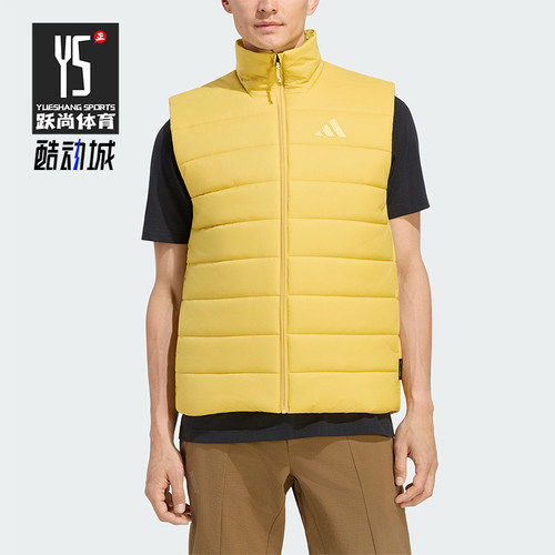 Adidas/阿迪达斯正品男士户外拒水防风保暖夹棉马甲KX8819