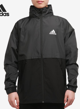 Adidas/阿迪达斯正品男子户外防风运动连帽夹克外套 FM7516