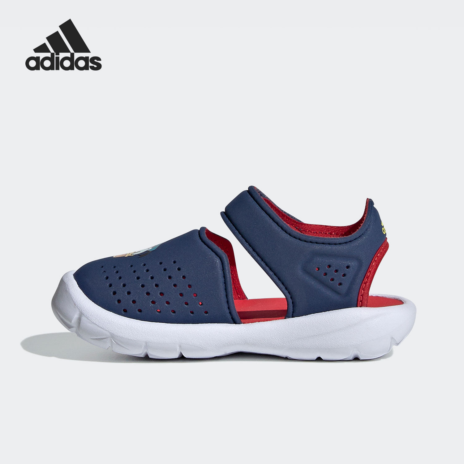Adidas/阿迪达斯正品新款小童男女通用运动休闲凉鞋FW6057