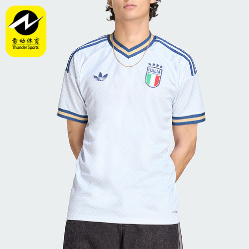 Adidas/阿迪达斯正品三叶草男士运动训练透气短袖球衣T恤KC8704