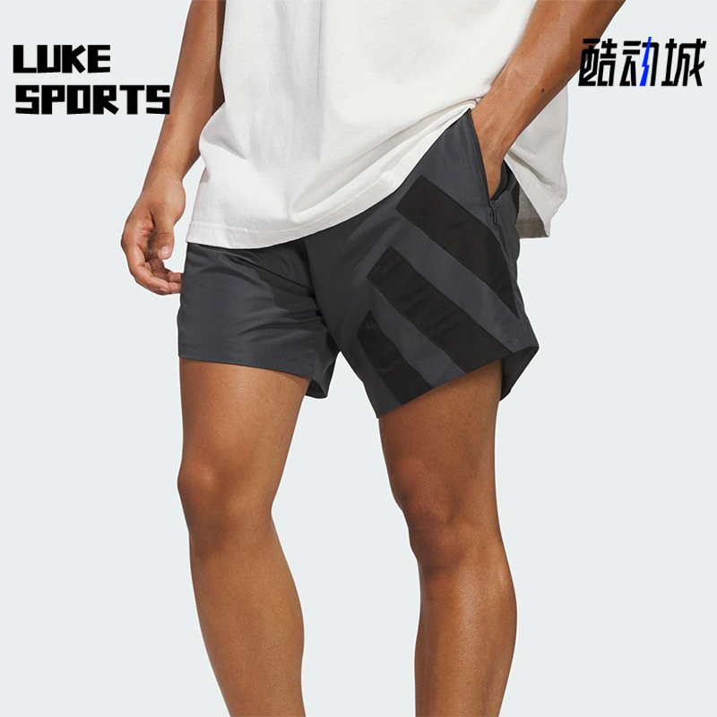 Adidas/阿迪达斯正品ANTED SHORT男士运动梭织宽松篮球短裤KC1612