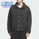 牛仔保暖运动宽松棉服JY0201 三叶草男士 Adidas 阿迪达斯正品