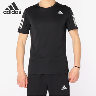 新款 OWN THE Adidas TEE男跑步短袖 当季 RUN DX1312 阿迪达斯正品