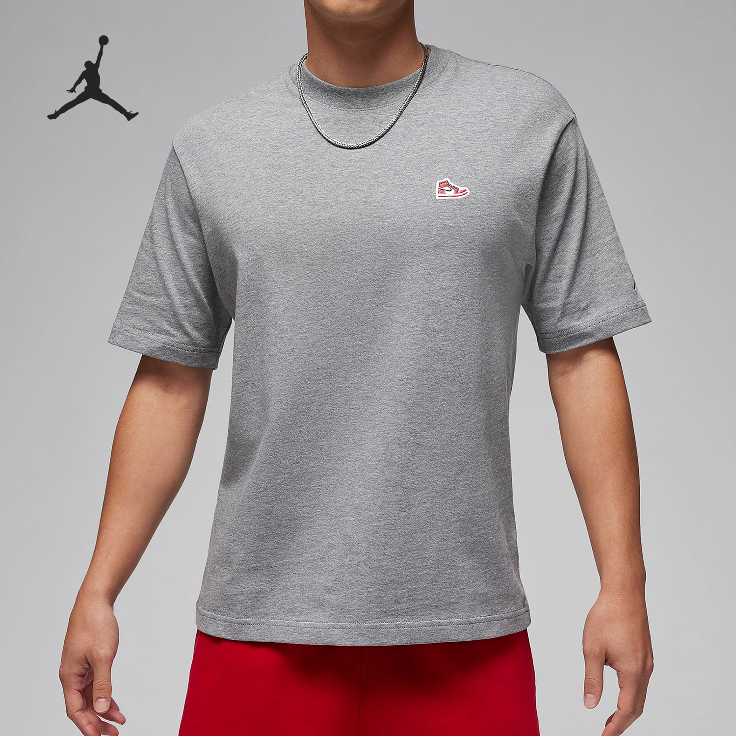 Nike/耐克正品Jordan Brand 男士简约圆领短袖T恤FN5983-091