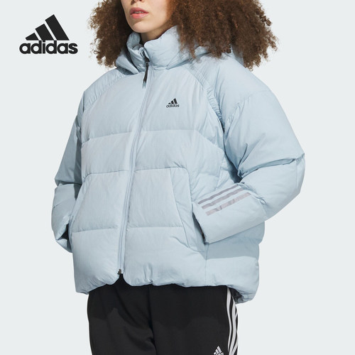 阿迪达斯正品女子运动羽绒服