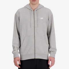 New Balance/NB正品新款男士连帽拉链简约透气针织夹克MJ41501-AG