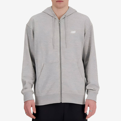 New Balance/NB正品新款男士连帽拉链简约透气针织夹克MJ41501-AG