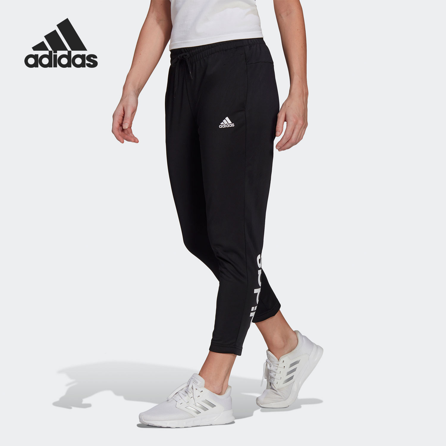 Adidas/阿迪达斯正品2021年秋季新款女子时尚潮流长裤 GM5629