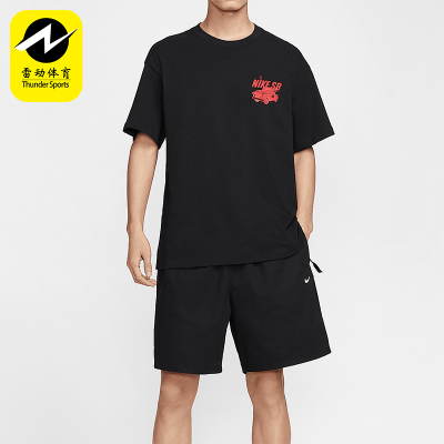 Nike/耐克正品新款男士宽松图案休闲印花休闲短袖HJ0821-010