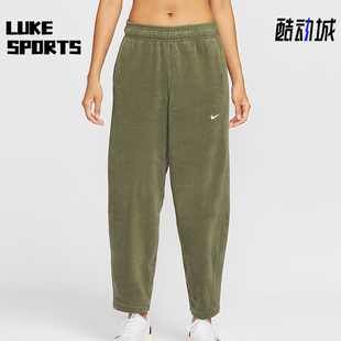 耐克正品 HV3708 2025冬季 女士日常锥形松紧腰中腰长裤 222 款 Nike