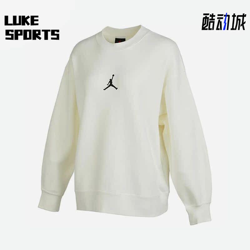 耐克新款女子圆领加绒套头卫衣
