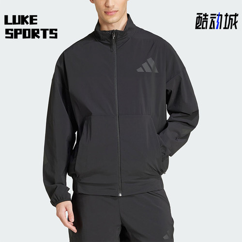 Adidas/阿迪达斯正品新款男士经典立领梭织时尚夹克外套JN9026