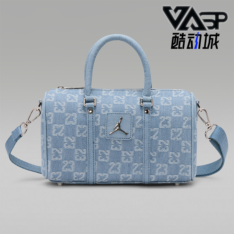 Nike/耐克正品JORDAN男士运动牛仔布迷你经典斜挎包IZ8440-412