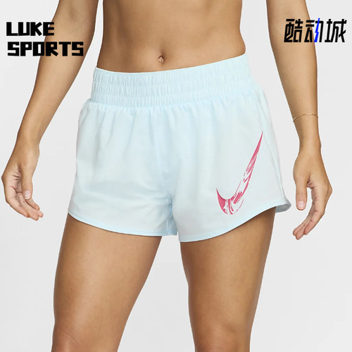 Nike/耐克正品夏季女士休闲经典时尚训练运动松紧短裤FV6365-474