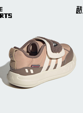 Adidas/阿迪达斯正品PUFFY SKIPPER小童低帮运动耐磨休闲鞋KJ3898