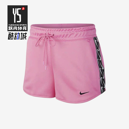 Nike/耐克正品刺绣抽绳系带运动直筒休闲舒适短裤CJ6318-610