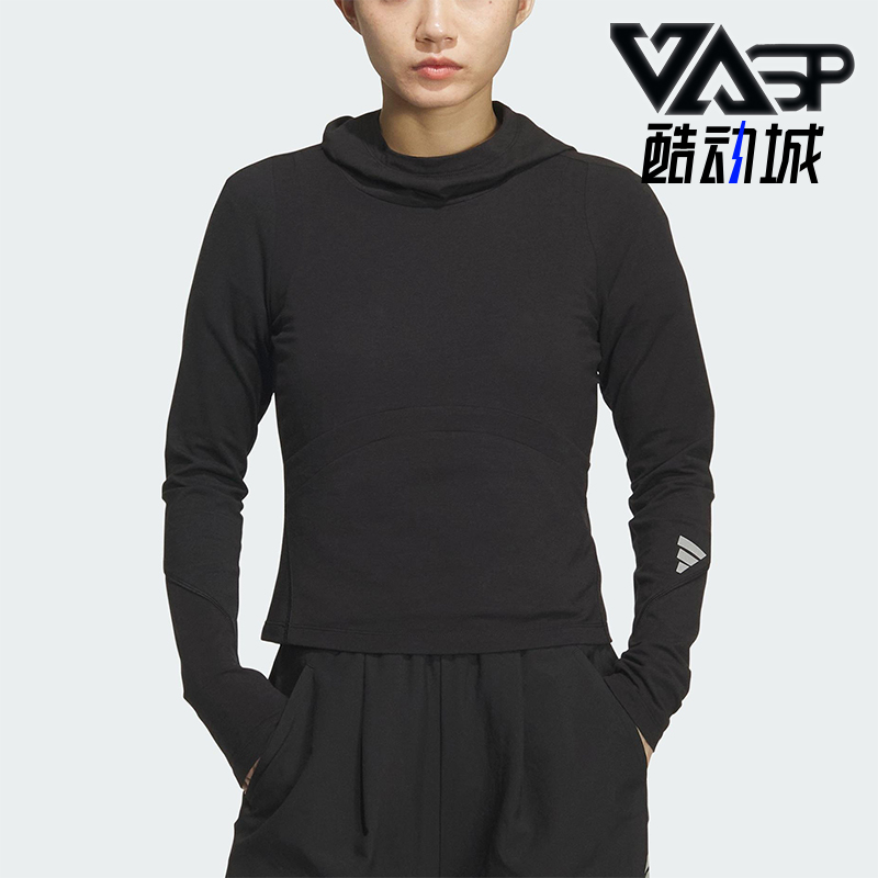 Adidas/阿迪达斯正品FUTURE STYLE女士休闲运动连帽长袖KC5805