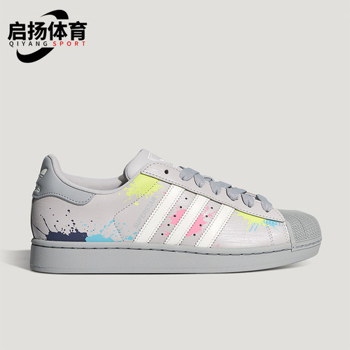 Adidas/阿迪达斯正品三叶草男女同款时尚系带耐磨板鞋LA3774