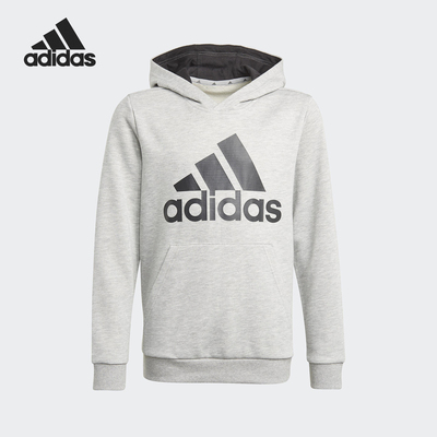 Adidas/阿迪达斯正品新款儿童连帽宽松套头经典卫衣GN4019