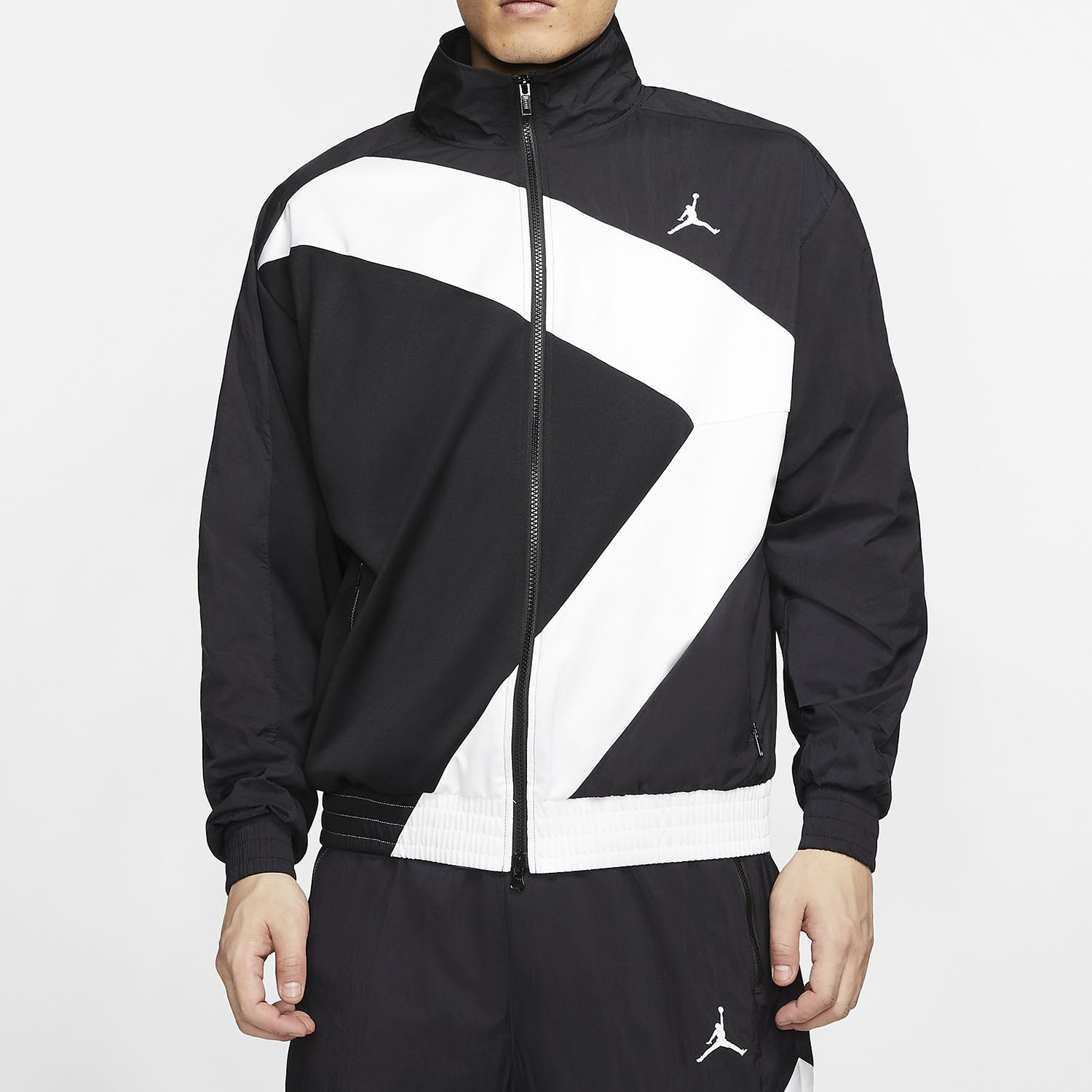 耐克男子防风休闲立领夹克外套