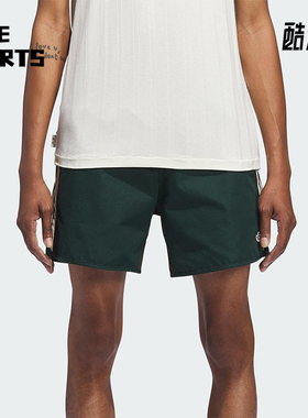Adidas/阿迪达斯正品三叶草男女条纹舒适经典松紧运动短裤JP3871
