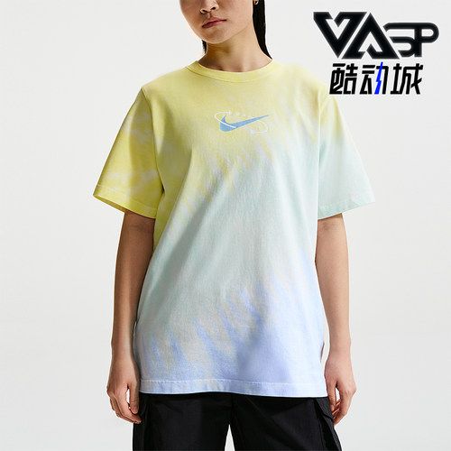 Nike/耐克正品2026夏季女士圆领宽松轻盈运动休闲T恤IR7557-714