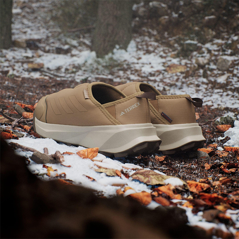 Adidas/阿迪达斯正品2025冬季款男女户外一脚蹬保暖休闲鞋JR5302