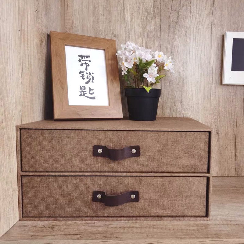 入户玄关收纳盒抽屉式中古风书桌面收纳柜文件置物架书架整理盒子,收纳整理,桌面收纳盒,淘宝优惠券,粉丝福利购,淘宝优惠卷