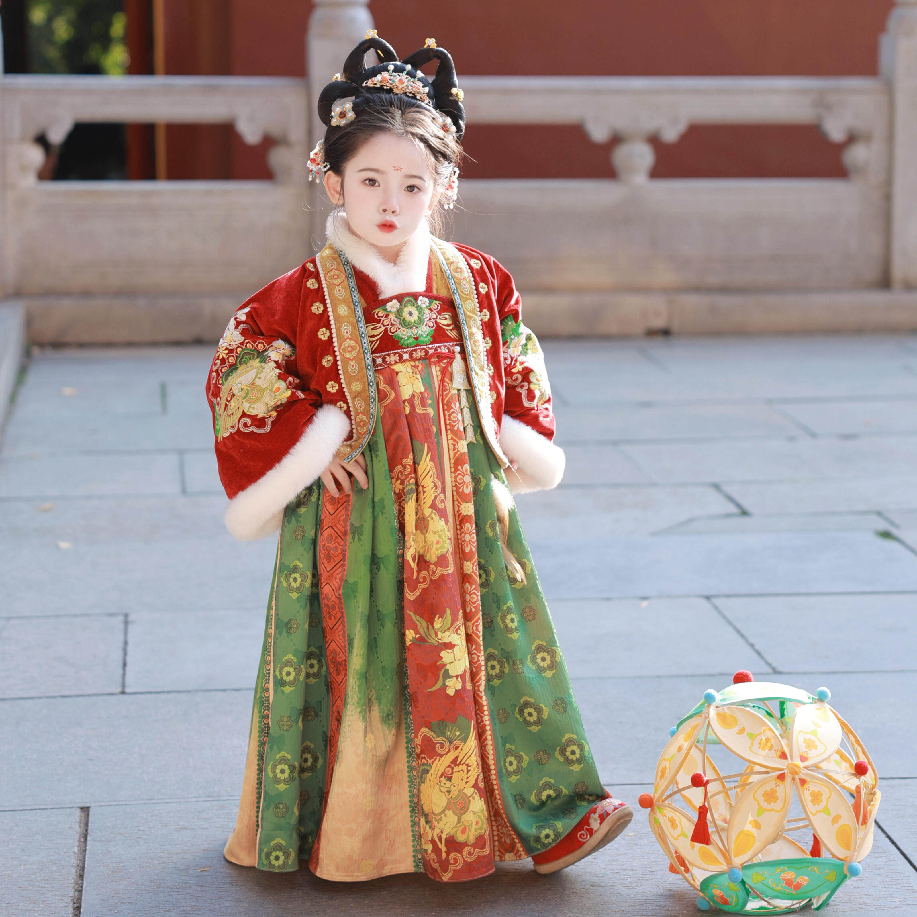 女童古装中国风汉服儿童加绒加厚外套连衣裙2026马年拜年服保暖冬,童装/婴儿装/亲子装,汉服,淘宝优惠券,粉丝福利购,淘宝优惠卷