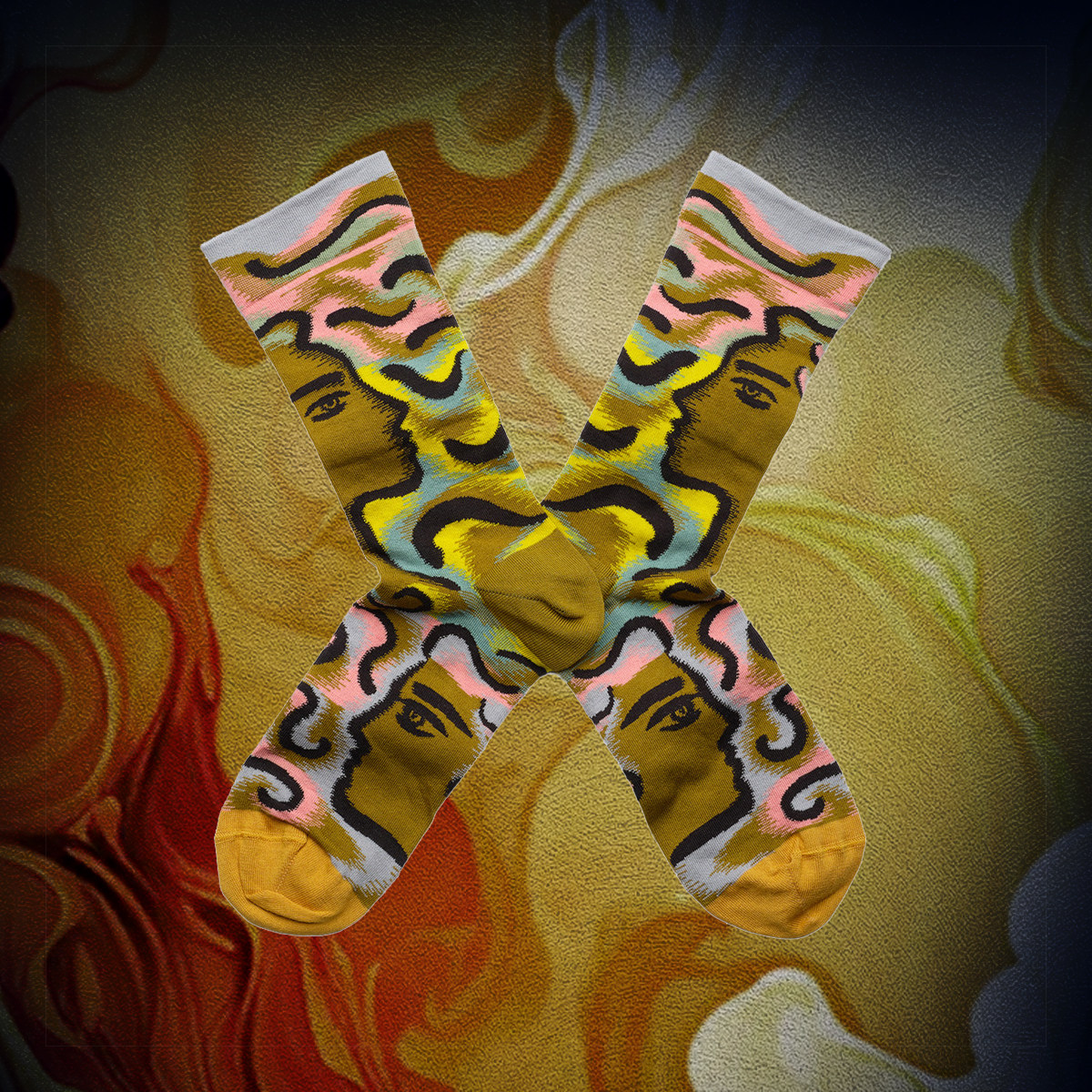 Bonne Maison法国进口设计师品牌中筒袜 光影ins网红棉潮袜