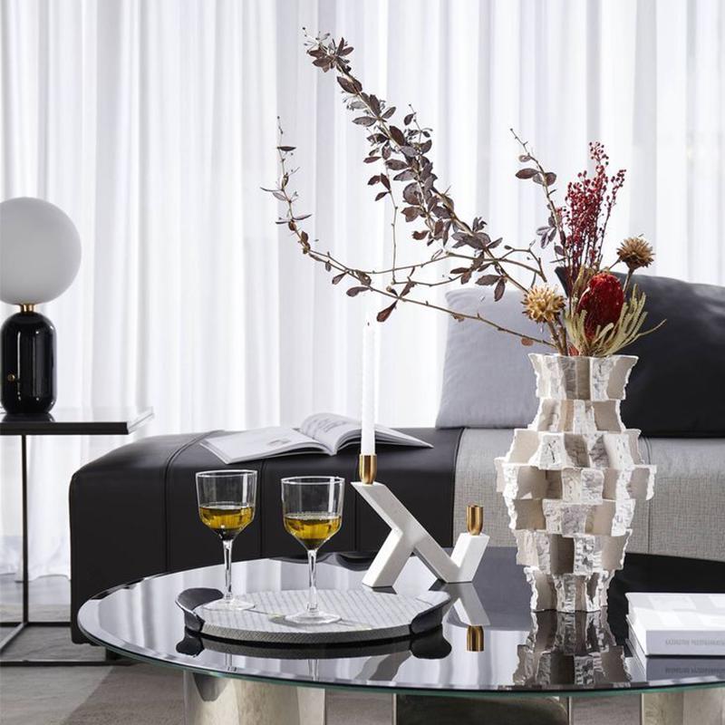 道具现代样板房酒杯组合搭