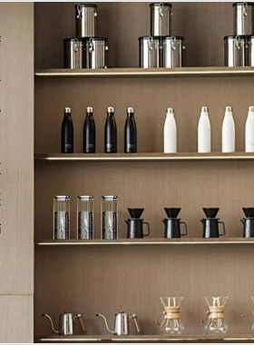 装饰品咖啡储物售楼处摆件主题咖啡豆厨房厅罐罐吧台样板房水