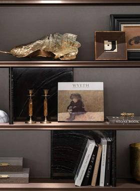 摆件书架现房轻奢装饰画展