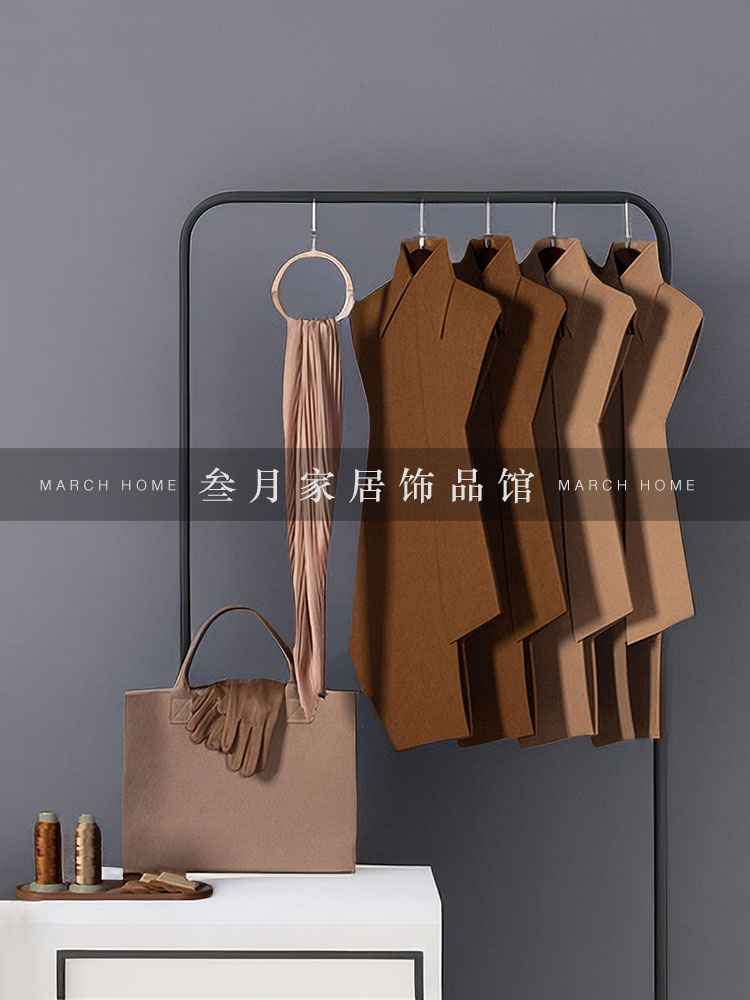 样板间毛毡衣衣柜包包道具摆件