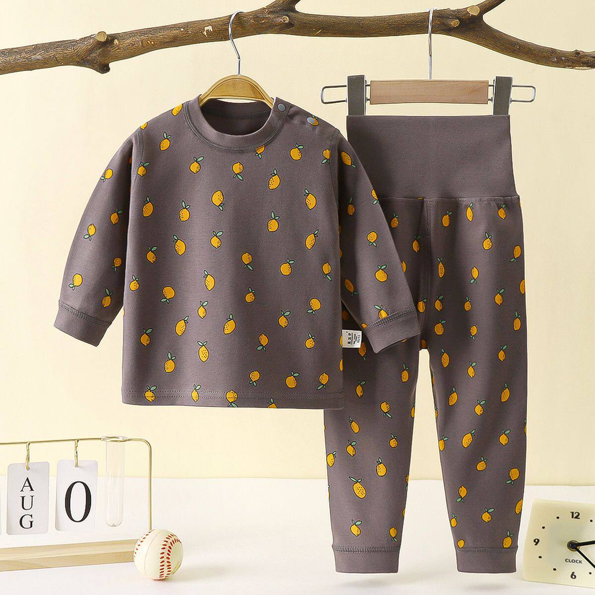 婴儿秋衣秋裤套装儿童内衣打底宝宝高腰护肚裤春秋睡衣无骨家居服,童装/婴儿装/亲子装,内衣套装,淘宝优惠券,粉丝福利购,淘宝优惠卷