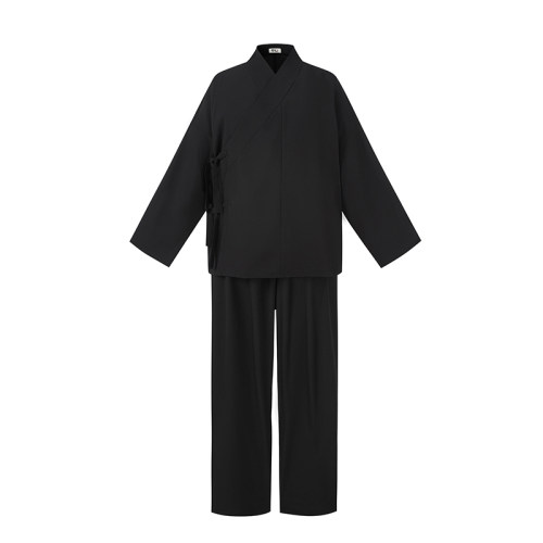孤鲤汉服黑白中衣中裤