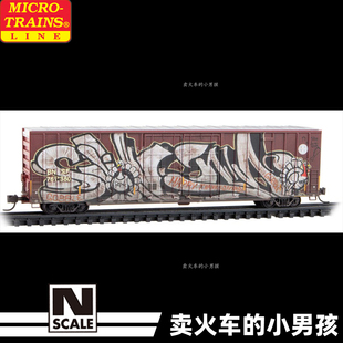 MTL N比例 BNSF 60尺棚车 货车厢 火车模型 #761380
