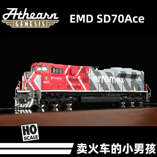Athearn HO比例 EMD SD70Ace Ferromex 内燃机车火车模型墨西哥