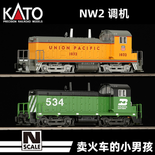 内燃机车 N比例 NW2 圣太菲 定金 KATO 火车模型 调机 EMD