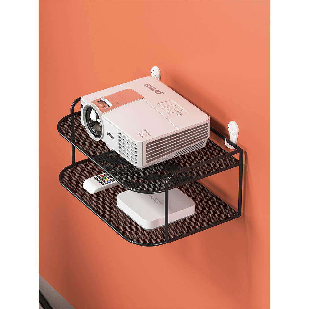 投影仪支架家用投影机挂式架子床头壁挂置物架免打孔卧室墙面万能