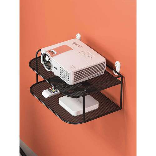 投影仪支架家用投影机挂式架子床头壁挂置物架免打孔卧室墙面万能