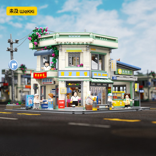 8位角色人仔童年建筑积木玩具