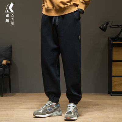 2025秋冬新款运动卫裤男