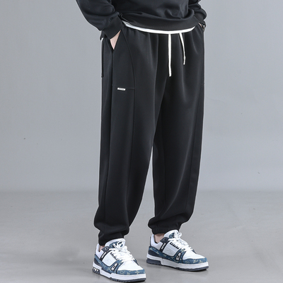 大码男裤春秋款宽松卫裤