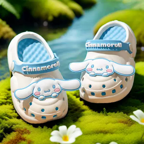 Детская летняя мультяшная милая обувь, съемные детские тапочки, мягкая подошва